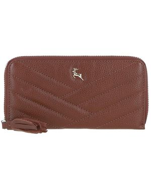 Ashwood Leather 'Seraphina' Real Purse With Rfid-Protection - Brown
