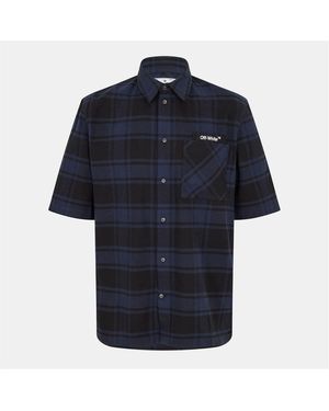 Off-White c/o Virgil Abloh Long-Sleeve Dress Shirt - Blue