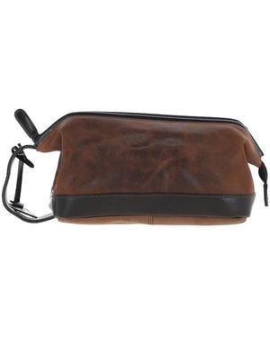 Ashwood Leather 'Lou' Real Wash Bag - Brown
