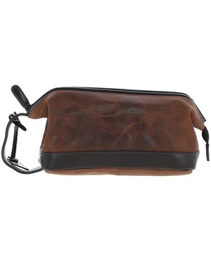 Ashwood Leather 'Lou' Real Wash Bag - Brown