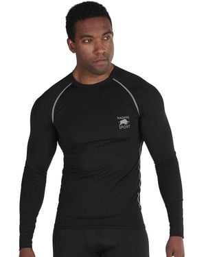 Raging Bull Base Compression Long Sleeve Tee - Black
