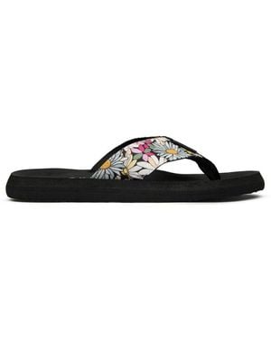 Rocket Dog Adios Floral Sandals - Black