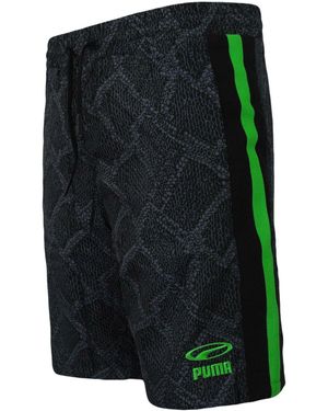 PUMA Snake Pack Luxtg Woven Shorts Casual Trousers 579909 01 - Green