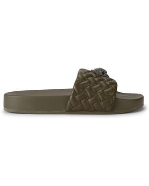 Kurt Geiger Meena Eagle 2 Sliders - Green