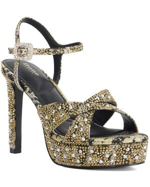 Dune Mayve Stiletto Heel Sandals - Metallic