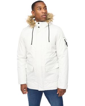 Crosshatch Parkmoore Mve Parka (Putty) - White