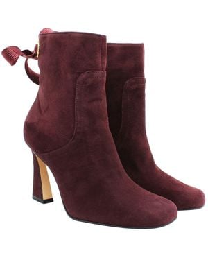 Ted Baker Haraya Dark Heeled Boots - Red