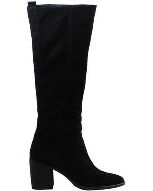 Clarks Park Side Knee High Boots - Black