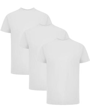 Palm Angels Tri-Pack Tonal Classic Logo T-Shirts Cotton - White
