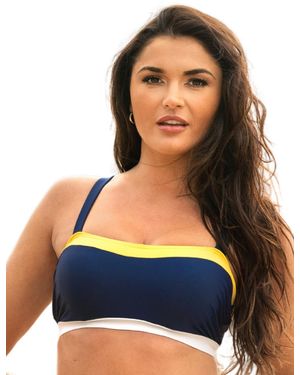 Pour Moi 25201R Palm Springs Hidden Underwired Cami Top - Blue
