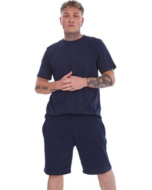 Kruze By Enzo T-Shirt And Shorts Set - Blue