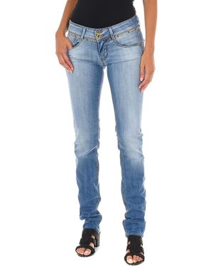 Met Long Jean Trousers With Narrow Cut Hems 10Db50159 - Blue