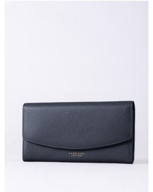 Lakeland Leather Esthwaite Flapover Purse - Blue