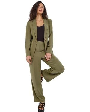 D.u.s.k Tie Belt Blazer Jacket - Green