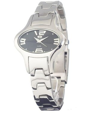 Time Force Silver Stainless Steel Watch - Metallic