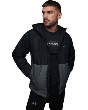Under Armour Geïsoleerd Jack Met Capuchon (zwart/grijs)