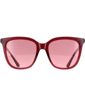 Calvin Klein Cat Eye Transparent Solid Rose Ck23506S - Red