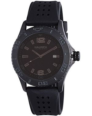 Haurex Italy Factor Dial Watch - Black