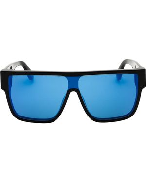 Off-White c/o Virgil Abloh Syracuse Framed Mirror Sunglasses - Blue