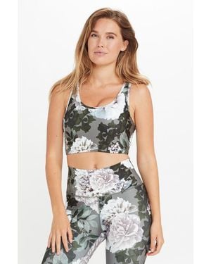 Sosandar France Sage Racerback Sports Bra - White