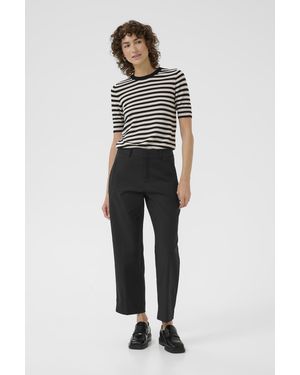 Part Two Casual Broek Neyanapw Casual Broek Straight Fit - Zwart