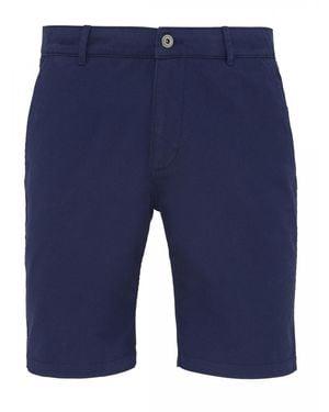 Asquith & Fox Casual Chino Shorts - Blue
