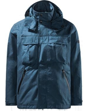 Jack Wolfskin Tech Lab The Utility Jacket Cotton - Blue