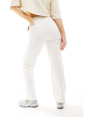 ASOS Hourglass Comfort Stretch Straight Leg Jean - White