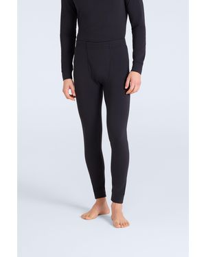 Mountain Warehouse 'Blaze' Base Layer Leggings Breathable Everyday Gym Bottoms Cotton - Black