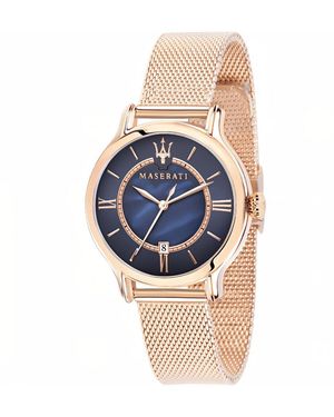 Maserati Epoca Ladies Watch With Mother Of Pearl Dial And Finish Stainless Steel - Blue