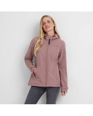 TOG24 Keld Softshell Hooded Jacket - Brown