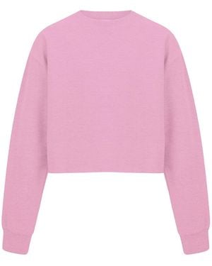 Miso Cropped Sweatshirt - Pink