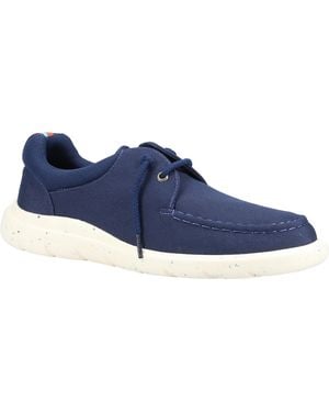 Sperry Top-Sider Capt Launch Moc Seacycled Uppers Lace-Up Shoes - Blue