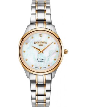 Roamer 601857-47-89-20 Ladies Venus Diamond Watch - Metallic