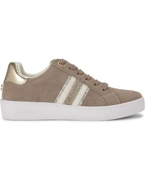 Carvela Kurt Geiger Suede Rapid Trainers - Brown