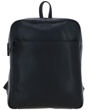 Leather Company 'Tokyo' Stylish Real Backpack - Black