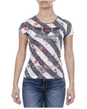 Andrew Charles by Andy Hilfiger T-Shirt Short Sleeves Round Neck Dark Caroline - Blue