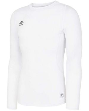 Umbro Core Long-Sleeved Base Layer Top - White