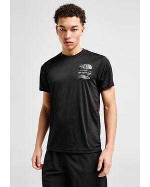 The North Face M Graphic Reaxion Dri-Fit T Shirt - Black