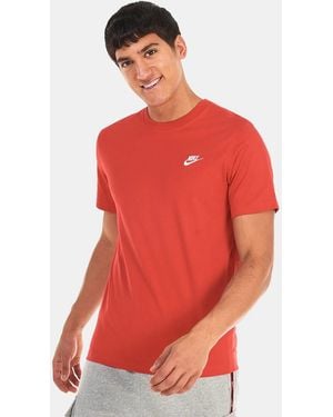 Nike Sportswear Club T Shirt - Red
