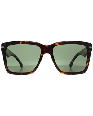 BOSS Rectangle Havana 1745/S - Green