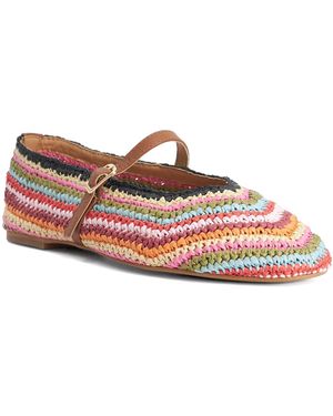 Dune Haloha Raffia Mary-Janes - Pink