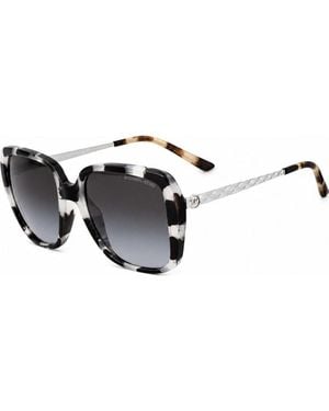 Michael Kors Mk 2206 55 Snowleopard Albany Sunglasses - Black
