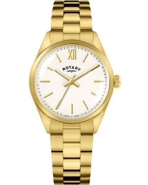 Rotary Rlb10006-01 Ladies Heritage Watch - Metallic