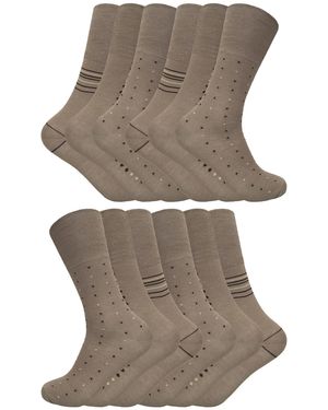Sock Snob Loose Fitting Top Bamboo Socks - Grey