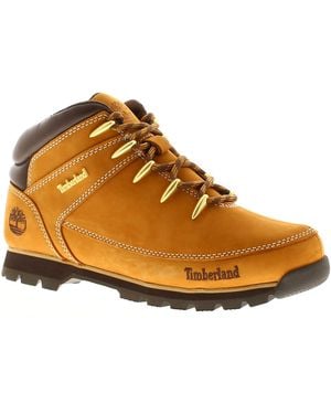Timberland Smart Boots Euro Sprint Leather Lace Up - Natural