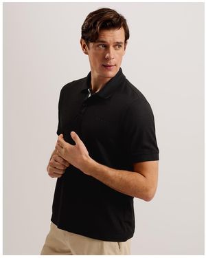Ted Baker Karty Regular Fit Polo Shirt - Black
