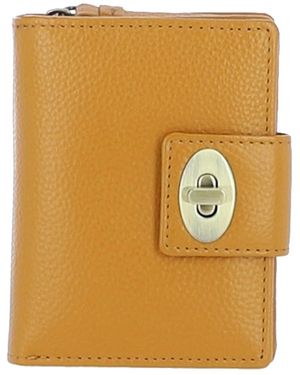 Ashwood Leather Elegant Real Purse - Yellow