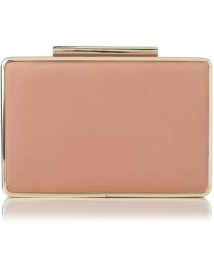 LK Bennett Nina Clutch, Silk - Natural
