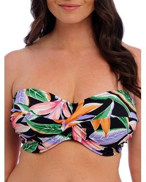 Fantasie Mykonos Cove Bandeau Bikini Top - Black